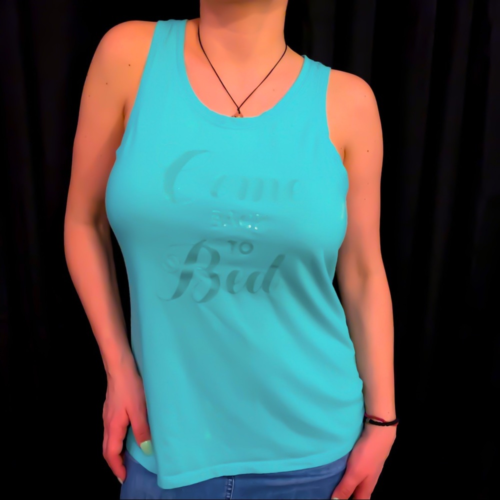 Victoria’s Secret Pink Aqua Tank Top